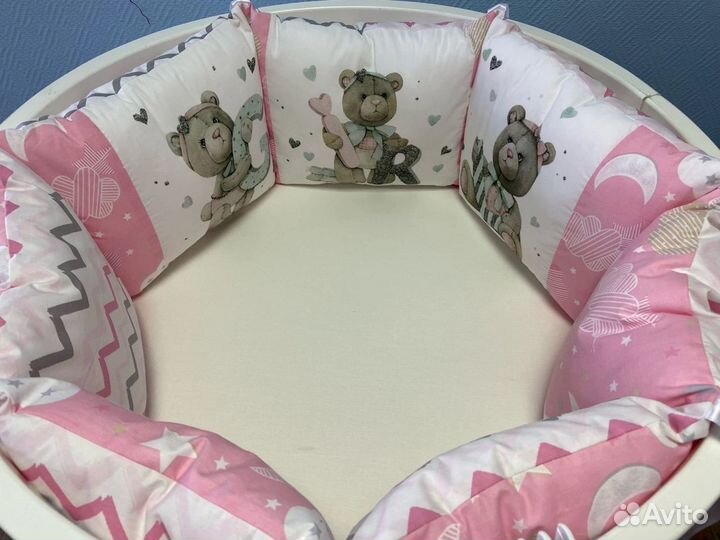 Бортики - подушечки в детскую крооватку