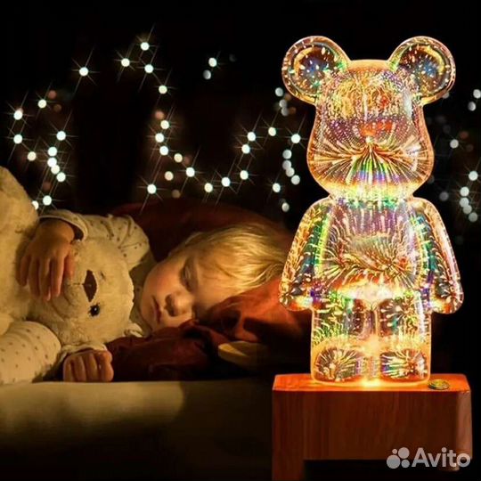 Ночник мишка Bearbrick