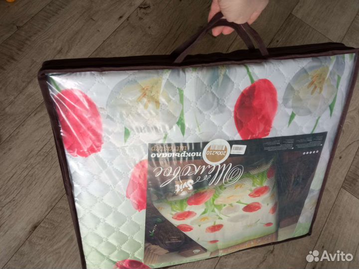 Покрывало стеганое шёлковое (синтепон)