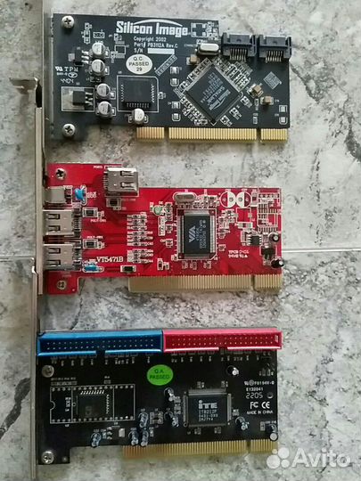 Контроллеры PCI SATA, IDE, ieee 1394