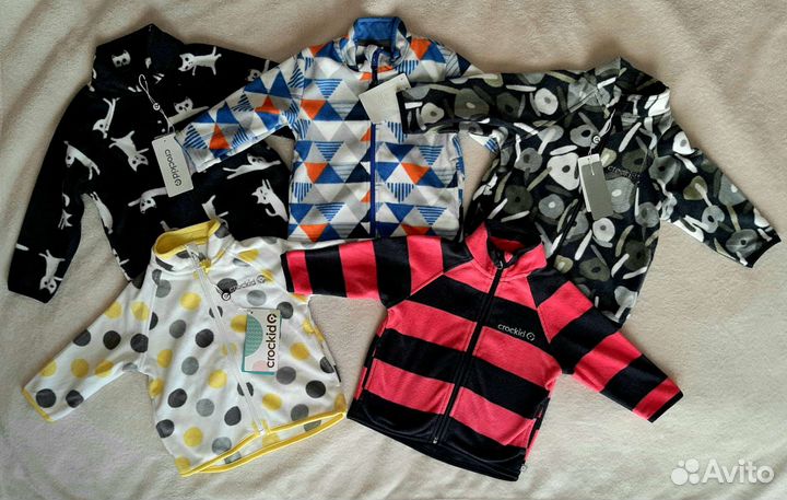 Флисовая толстовка (кофта) Crockid