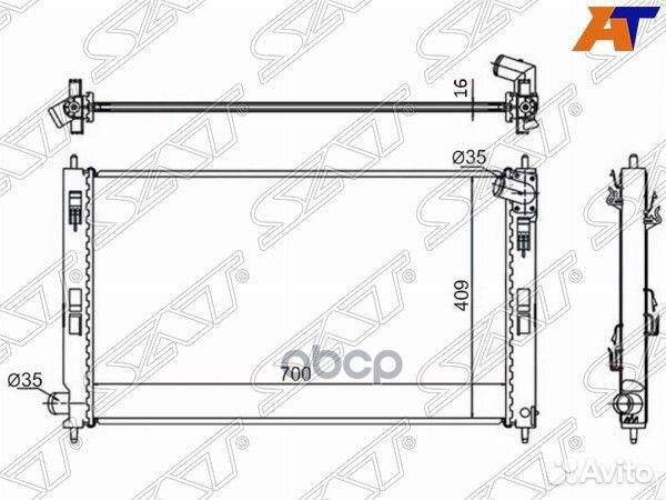 Радиатор Mitsubishi ASX 10- / Lancer 07-17