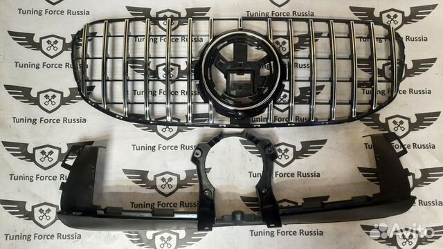 Решетка радиатора mercedes GLS w167 GT хром
