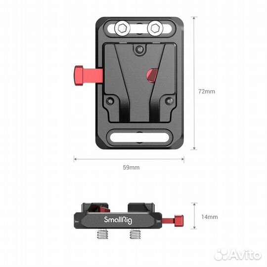 Адаптер крепления аккумулятора SmallRig 2987 Mini