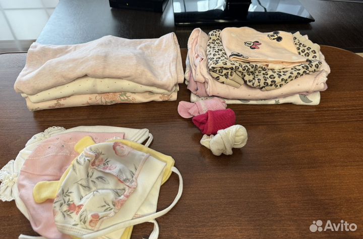 Детская одежда для девочек пакетом 62 68