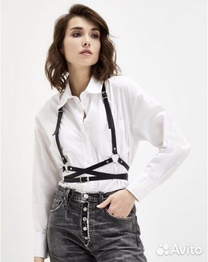 Новая женская портупея на рубашку 42 - 50 экокожа