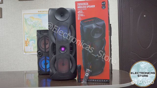 Музыкальная Колонка ZQS-8202A Глянцевая Luxe