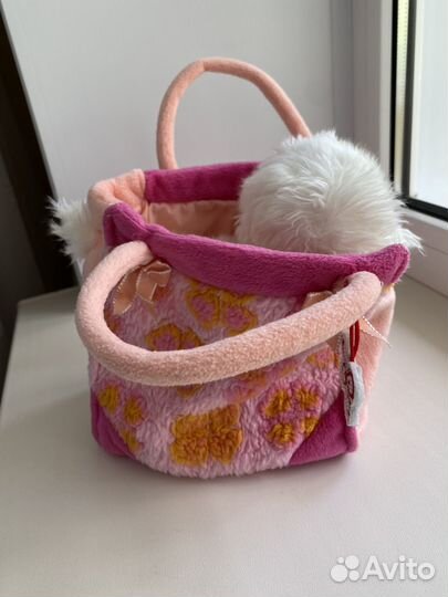 Мягкая игрушка Собачка в сумке