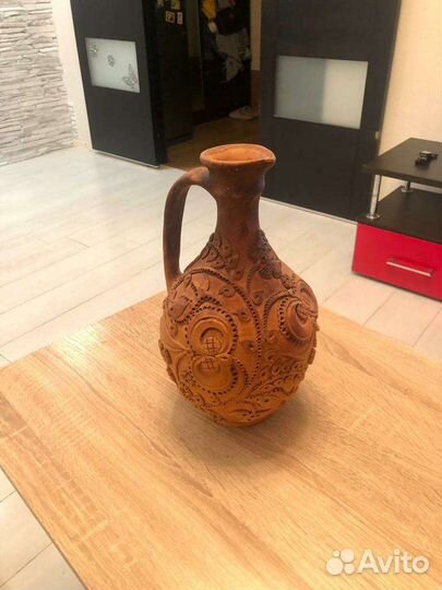 Кувшин красная глина