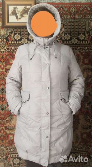 Пуховик женский длинный 52 54