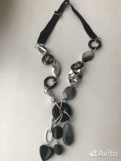 Бижутерия подвеска,серьги,бусы винтаж