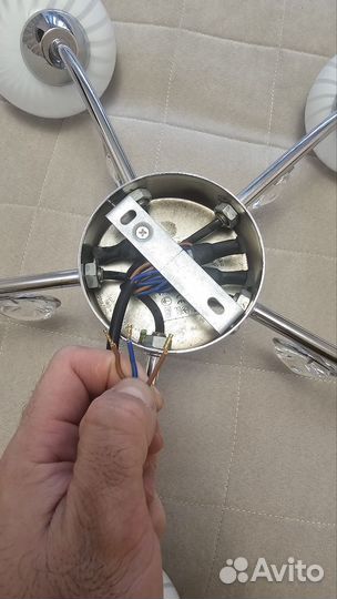 Люстра потолочная бу