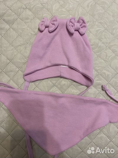 Комплект шапка, шарф