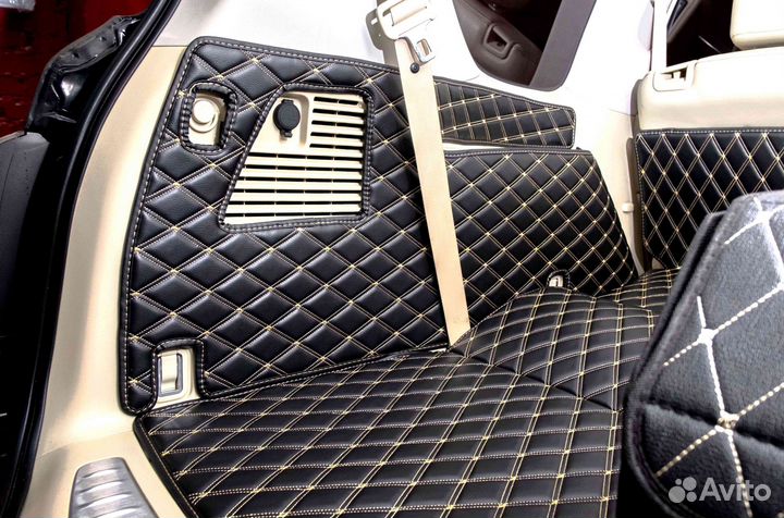 Коврики в салон на Nissan Patrol Y62 2011