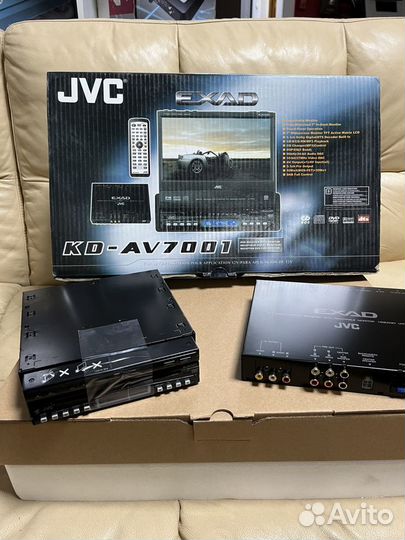 Автомагнитола 1 Din с 7' экраном JVC KD-AV7001