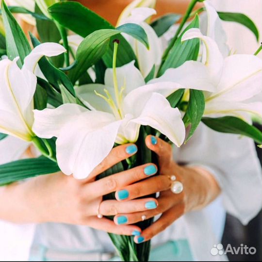Букеты из лилий