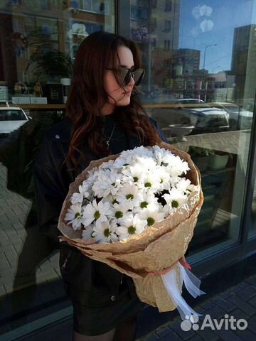 Букет цветов из хризантем Доставка букетов