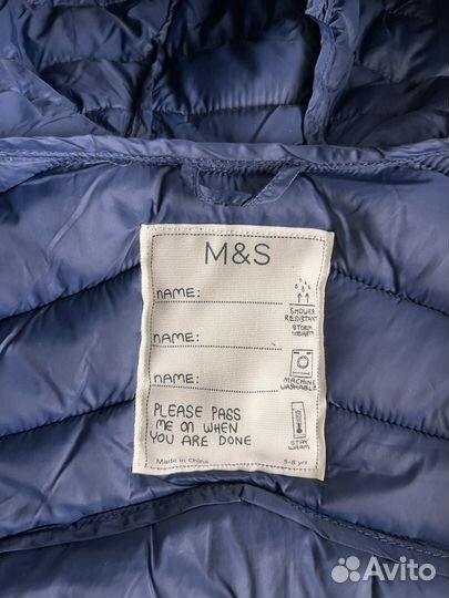 Демисезонная куртка 116 Marks & Spencer