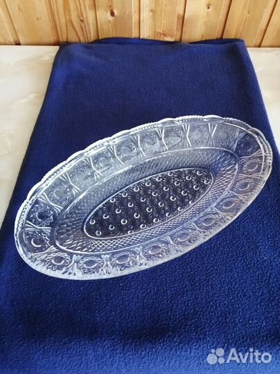 Блюдо хрустальное СССР