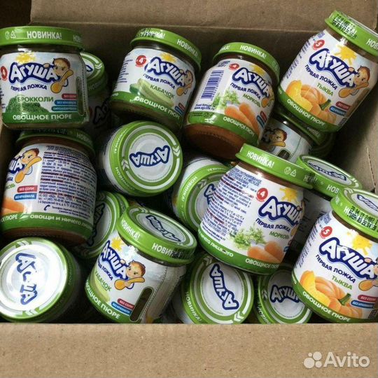 Овощное пюре агуша