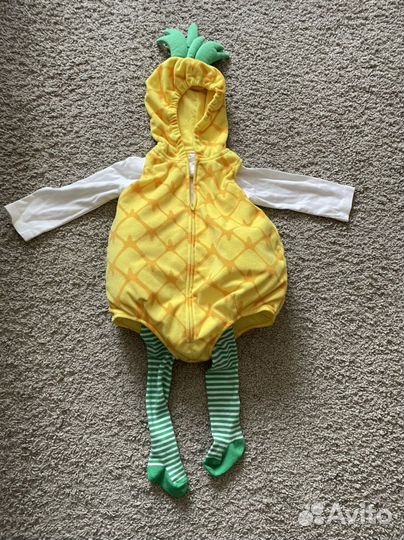 Карнавальный костюм 18m(86) зеленый Carter’s новый