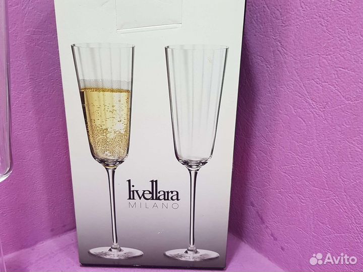 Бокалы для шампанского Livellara Milano