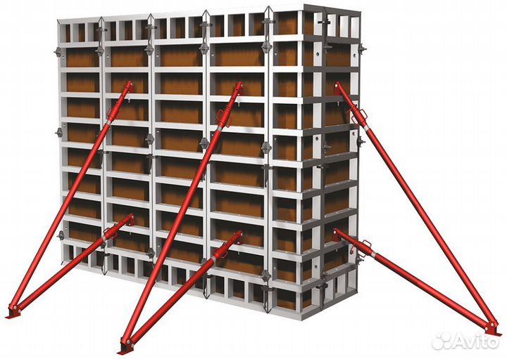 Опалубка алюминиевая для фундаментов