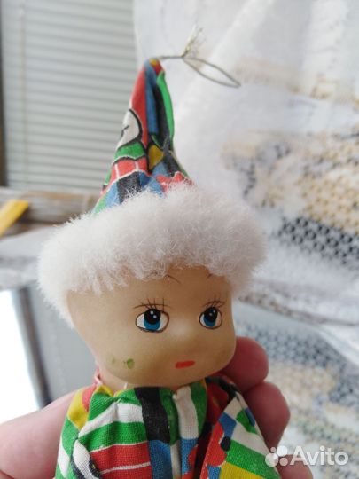 Игрушка Гномик Винил/Текстиль Югославия СССР