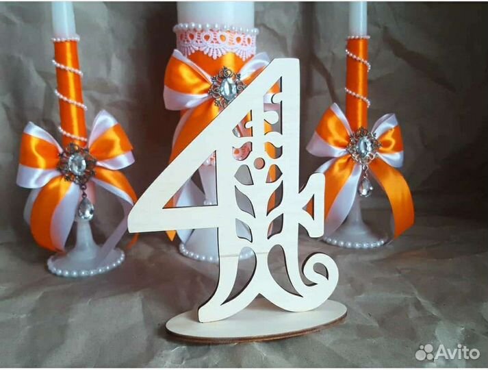 Цифры на стол, нумерация столов