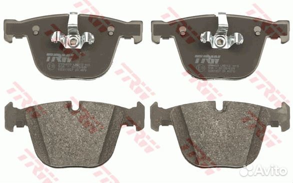 Колодки тормозные задние BMW