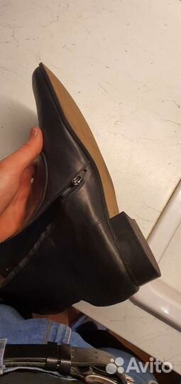 Сапоги мужские кожаные 49 размер (32,5 см по стел