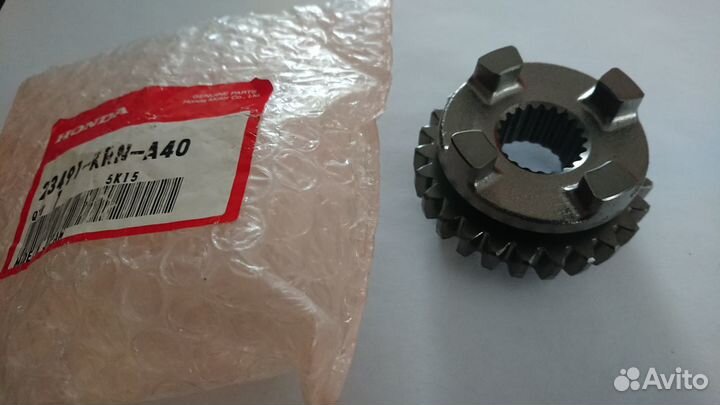 Шестерня вторичного вала кпп (25 зубьев) honda CRF
