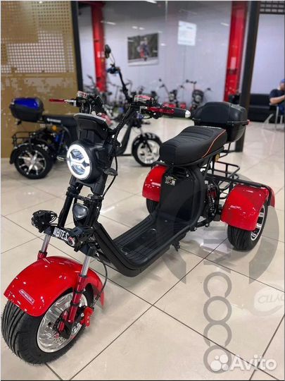 Электроскутер White Siberia WS-PRO trike 3000w+