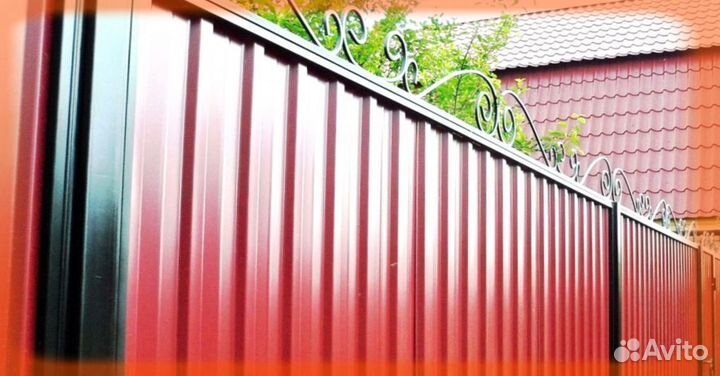Забор из профнастила