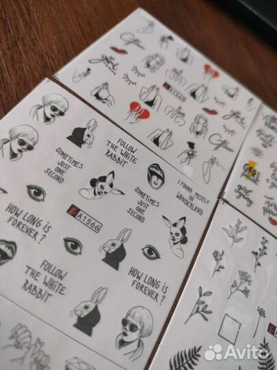 Слайдеры для ногтей, наклейки