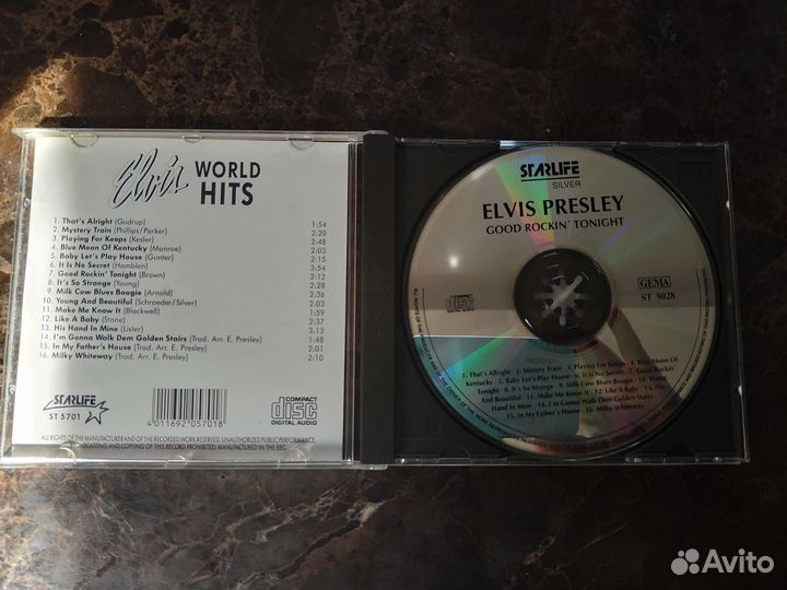 CD диски Элвиса Пресли пр-тво США