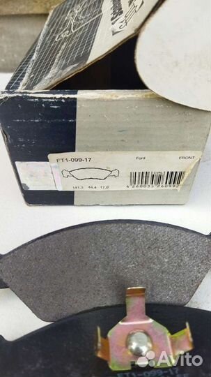 Колодки тормозные передние Форд Фиеста 3 1989-1995