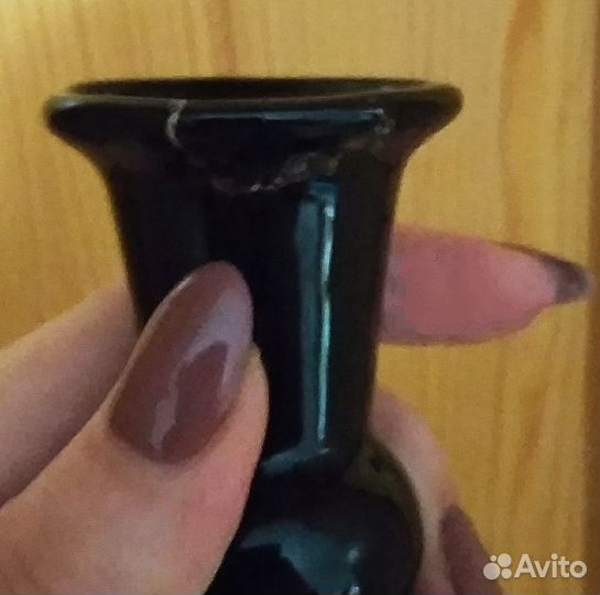 Вазочка глиняная. Винтаж. СССР