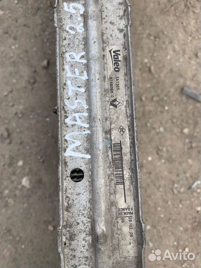 Радиатор интеркулера Renault Master / Opel Movano