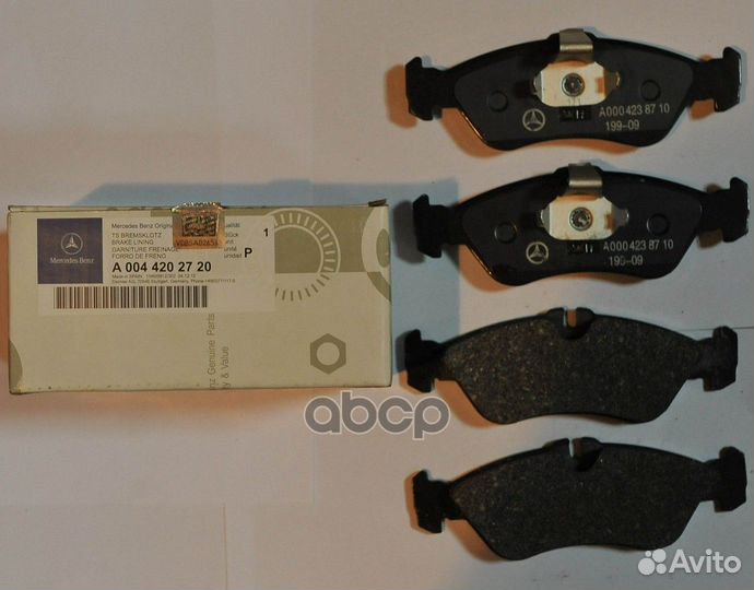Тормозная колодка a0044202720 mercedes-benz