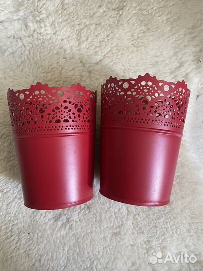 Горшок для цветов металический IKEA