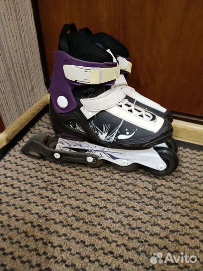 Роликовые коньки размер 37 + сумка