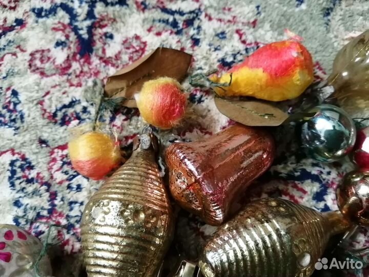 Елочные игрушки СССР Малютка т. д