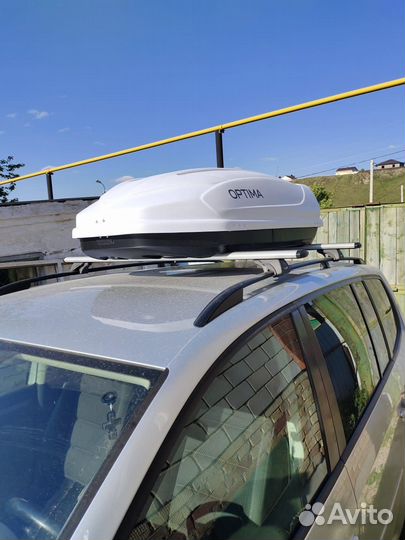 Автобокс «Optima» Yuago 390л на крышу авто