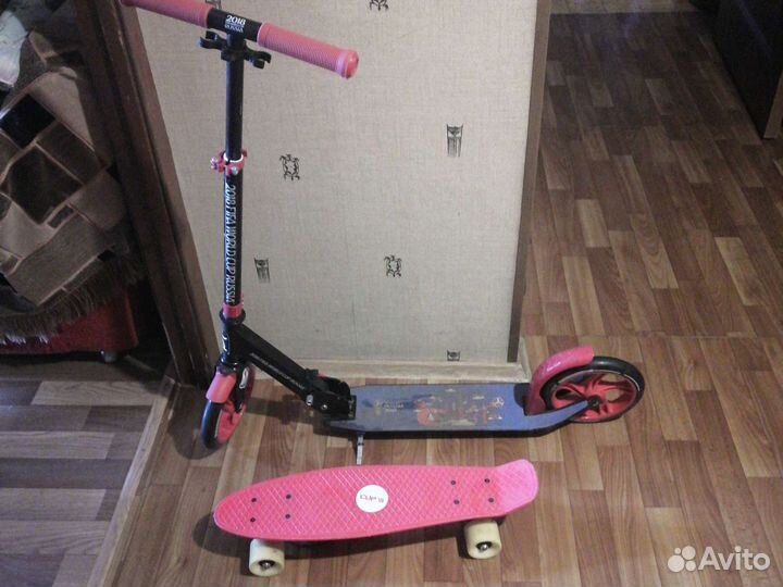 Скейтборд,скейт, самокат от 6 лет