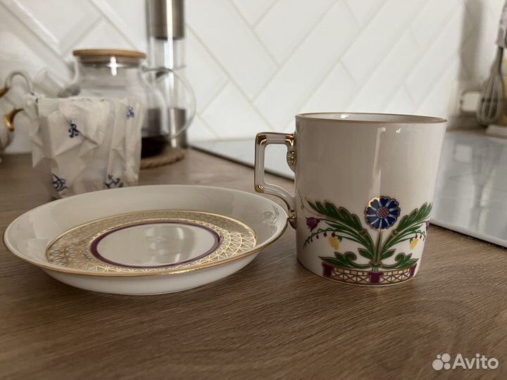 Чашка с блюдцем Императорский фарфор