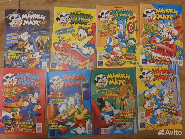 Комиксы Микки Маус и Том и Джерри