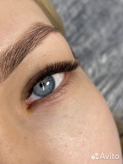Наращивание ресниц/ Оформление бровей