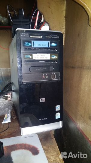 Игровой системный блок с монитором