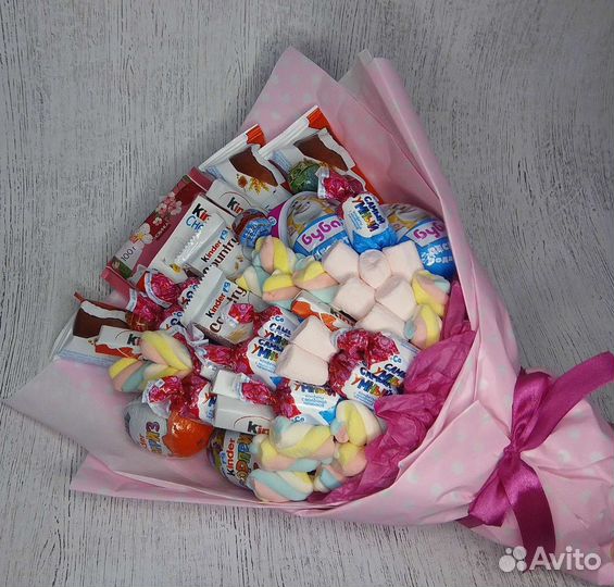 Сладкий подарок. Вкусный подарок из Киндер конфет